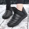 Зимние женские водонепроницаемые зимние ботинки легкие женские ботильоны кроссовки уличные песчаные теплые хлопковые ботинки для пары