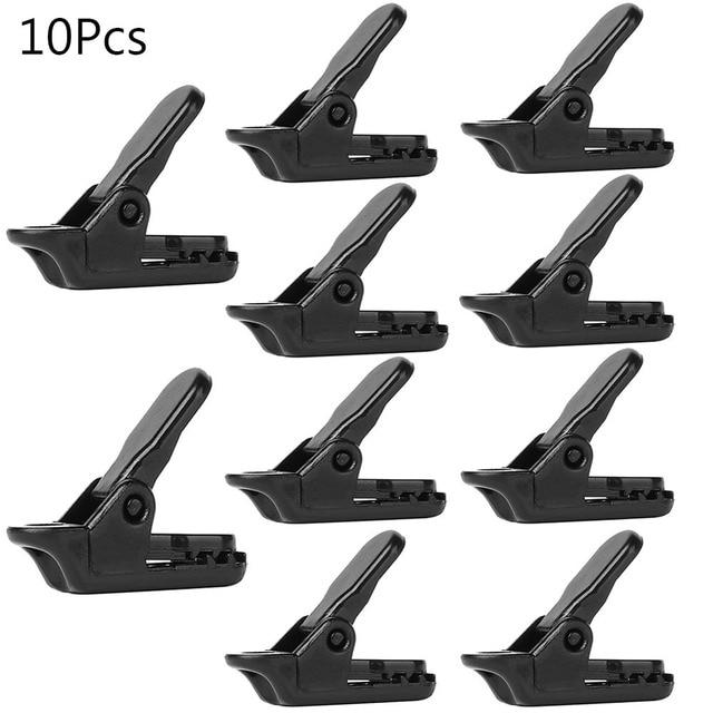 10Pcs Awning Clamp Tarp Clips Snap Hangers Tent Camping Survival Tighten Tool Fo