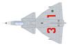 Шведский перехватчик ВВС JA37 Jagtvigen 17-го авиакрыла Пластиковая модель Литье Цвет Platts/Italeri 1/48 Всепогодный TPA-15