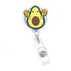 Silicone Fruits Nurse Badge Reel ID Card Retractable Badge Holder  Hospital Use