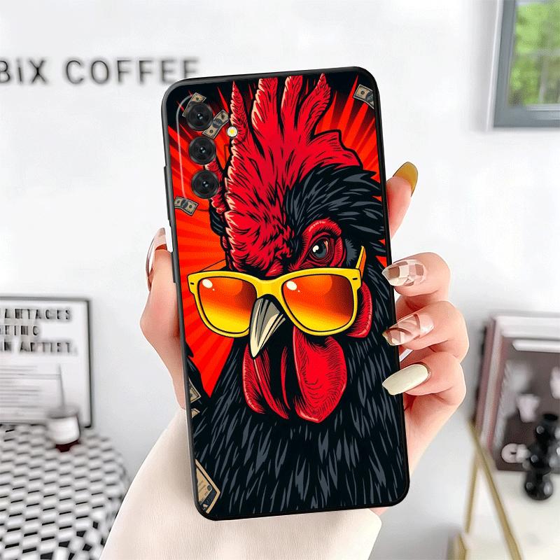 Мягкий чехол для телефона Курица Курица Петух для Samsung A17 A37 A57 A16 A26 A36 A56 A15 A25 A35 A55 A14 A24 A34 A54 A13 A23 A33 A53 A52