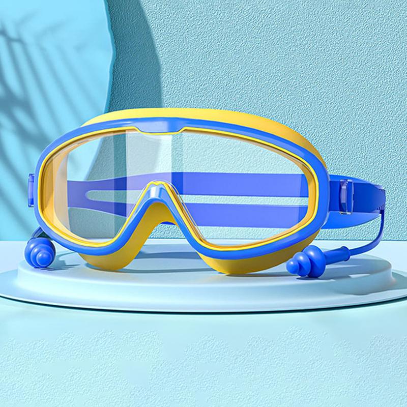 Очки для плавания для детей от 3 до 15 лет, не запотевающие, без утечек, прозрачные, с широким обзором, для мальчиков, девочек, для бассейна, пляжа, для плавания, аксессуары