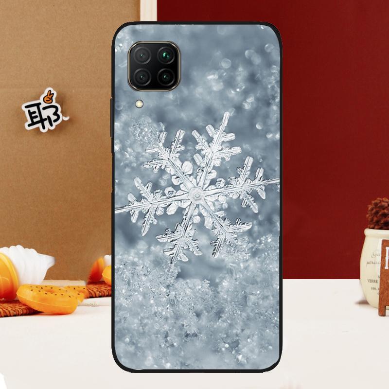 Снежинка Зима Для Huawei Nova Y91 Y90 Y61 Y60 Y70 5T Nova 9 10 SE 11 3i 7i 8i P20 P40 Lite P30 Pro Чехол