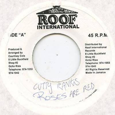 7-дюймовая пластинка CUTTY RANKS - Roses Are Red Roof Internatio 1996 Ямайка Регги, Ска и Даб