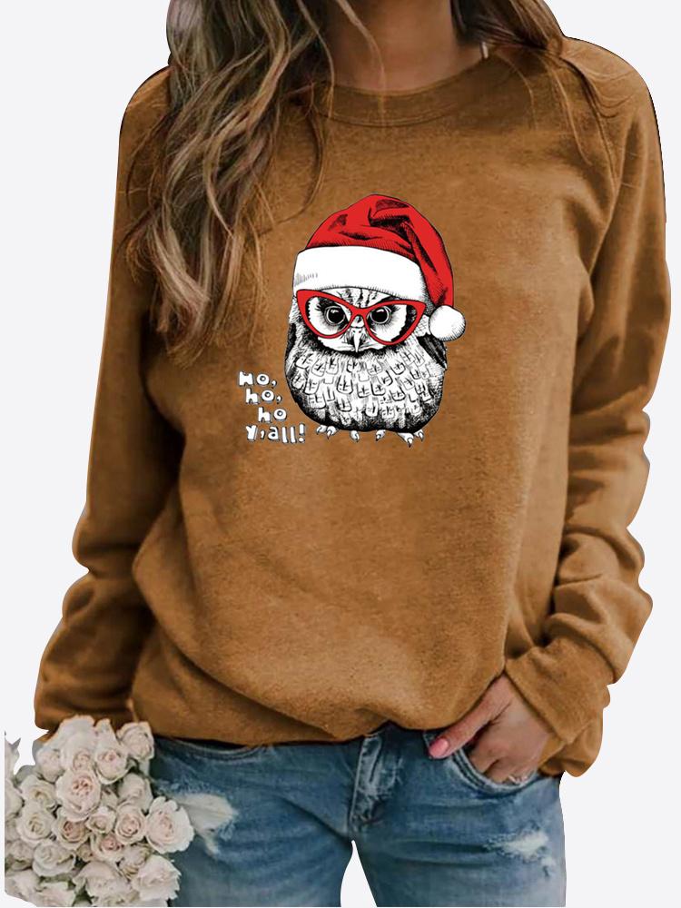 Осенний новый свитер, зимние женские топы с принтом, футболка, женская повседневная толстовка с круглым вырезом и длинными рукавами, блузка больших размеров