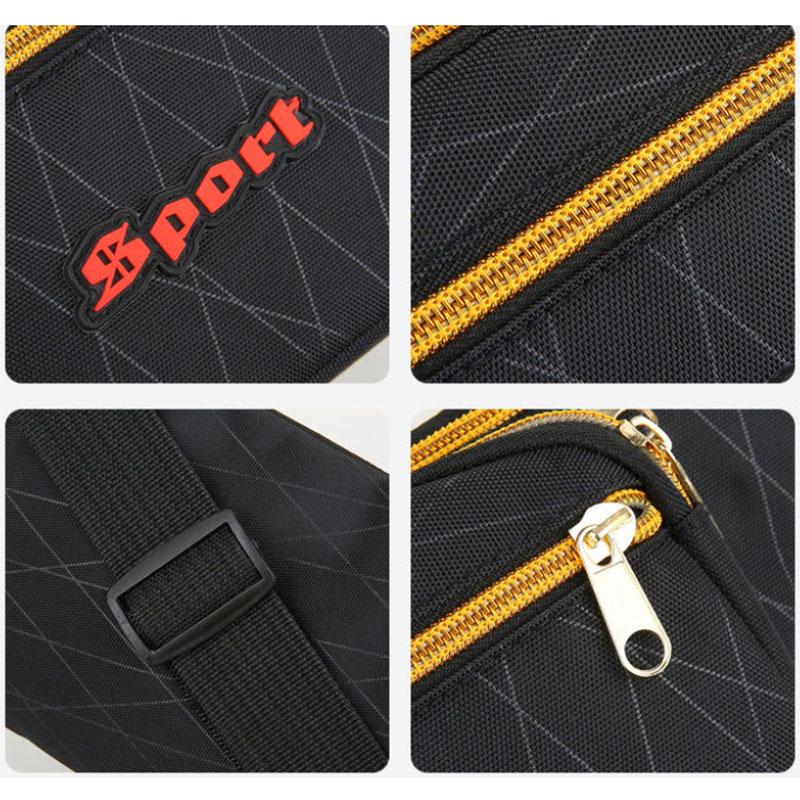 Мужская поясная сумка, износостойкий многофункциональный водонепроницаемый кошелек большой емкости, деловая сумка, женский спортивный ремень для бега