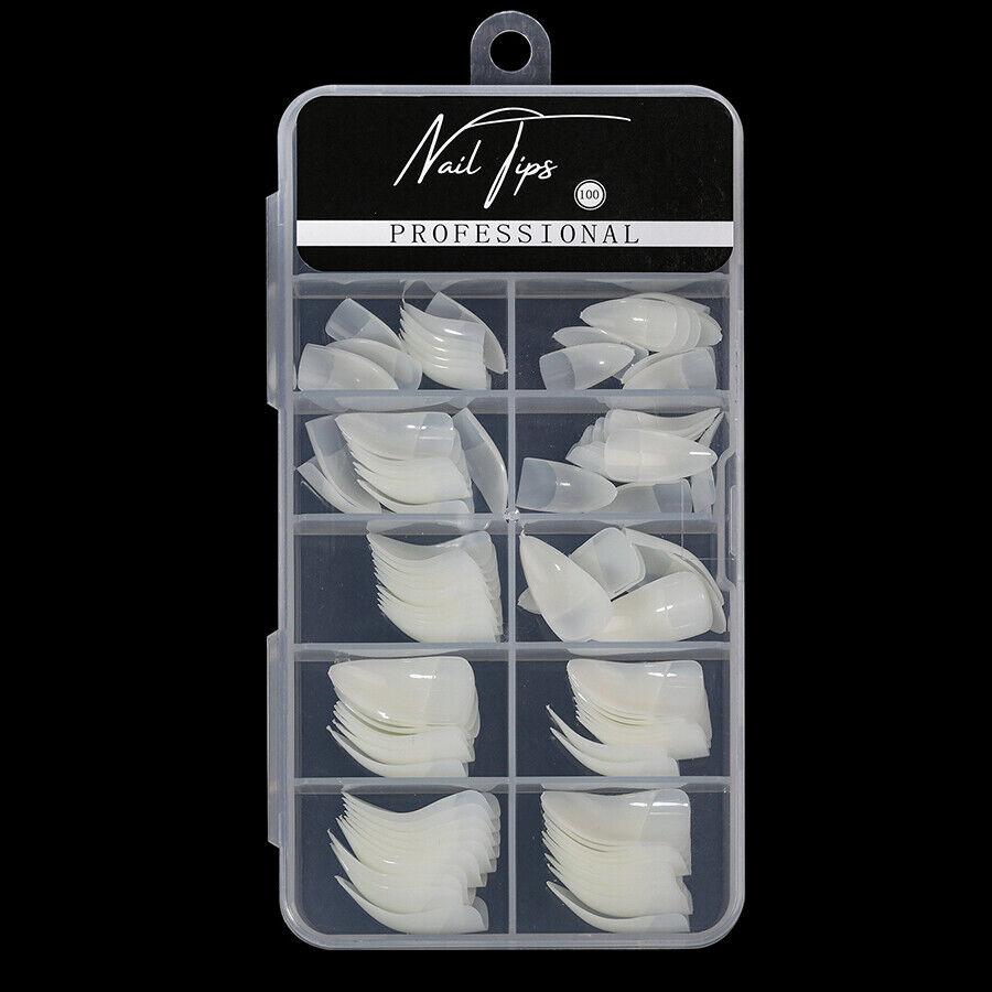 100 шт. художественных накладных ногтей в форме орлиного когтя, накладные ногти для модного нейл-арта