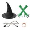 Хэллоуин Ведьма 4 предмета Фестивальная Вечеринка Нарядные Реквизиты, Праздничные Подарки для Друзей