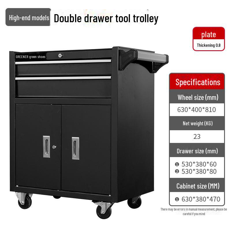 Тележка для мобильного инструмента Green Forest: Многофункциональная мастерская тележка с прочными ящиками