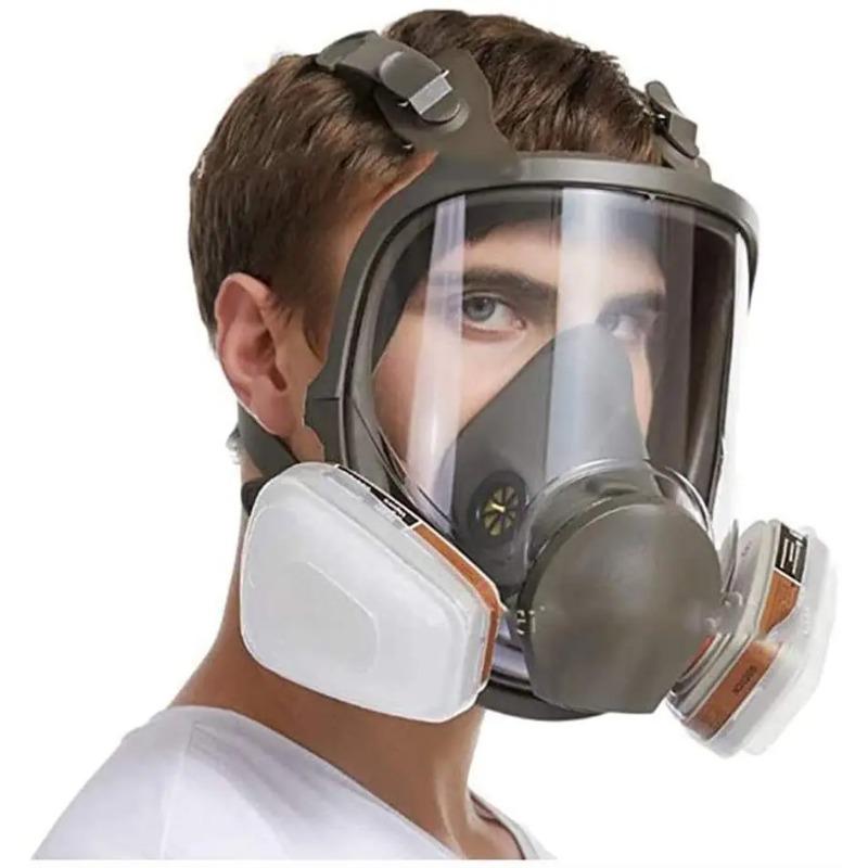 Противотуманная пылезащитная маска 6800, полнолицевая маска для промышленной окраски, распылительный респиратор, фильтр, безопасная работа, защита от формальдегида