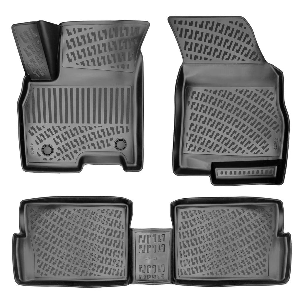 Черри Тигго 7 Про (После 2020 года) Высококачественные и прочные резиновые автомобильные коврики — без запаха, нескользящие, долговечные.