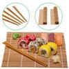 BlauKe® Sushi Making Kit – 2 Bamboo Sushi Rolling Mats, 5 Pairs Chopsticks, Rice Paddle, Spreader – Beginner Sushi Maker Kit