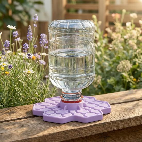 Bottle Bee Drinking Tray 3D Printed Bee Water Feeder Outdoor