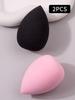 2PCS Makeup Sponge,Dry & Wet Dual-Use Beauty Egg-No Powder Waste,Suitable for Foundation/Concealer,Beginner-Friendly Makeup Tool
