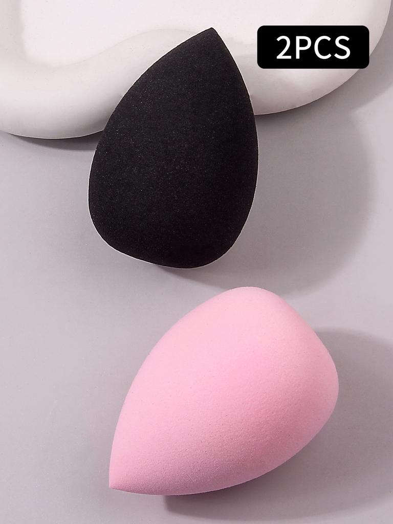 2PCS Makeup Sponge,Dry & Wet Dual-Use Beauty Egg-No Powder Waste,Suitable for Foundation/Concealer,Beginner-Friendly Makeup Tool
