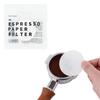 Watchget Coffee Paper Filter Round Coffee Filter Espresso Pack Screen Replacement Paper 58mm Disposable Coffee Espresso Maker Compatible with Moka