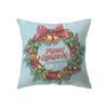 Милый Санта-Клаус на рождественскую тематику с принтом, чехол для подушки, украшение для дома, гостиной, дивана, квадратная подушка, наволочка