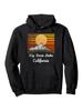 Big Bear Lake California Hoodie - All-Season Pullover Sweatshirt with Mountain Sunset Graphic