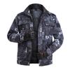 New Men's Black Python Pattern Camouflage Suit Army Special Forces Tactical Suit Wear Resistant Overalls Mountaineering Suit Military Soldier Suit