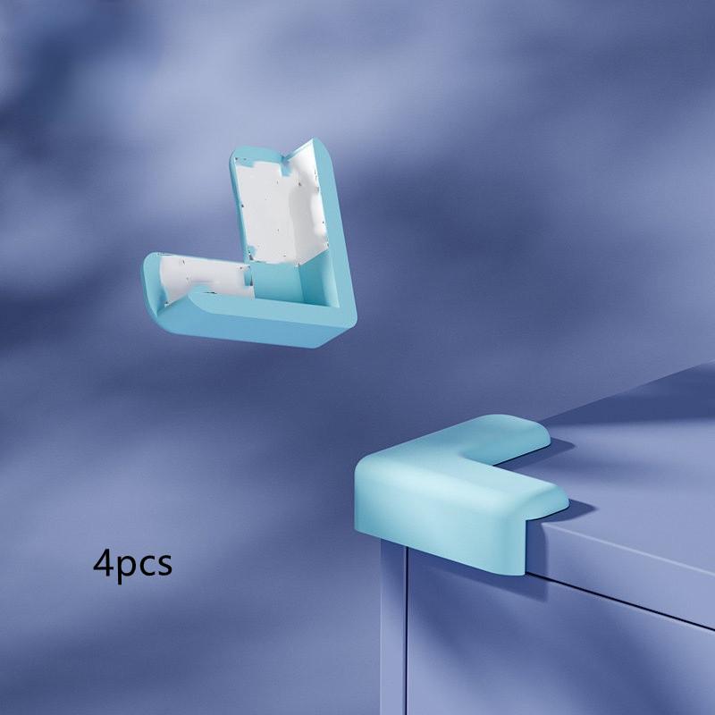 4 шт./компл., прозрачная защитная крышка L-образной формы для детской безопасности, угловая защита стола, защита детей