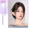 WTB синтетические накладные челки, наращивание челки на застежке, натуральные аккуратные накладные бахромы, топпер, шиньон, невидимые заколки, шиньоны