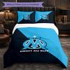 Olympique Lyonnais FC Themed Bedding 3Pcs Duvet Cover Set Decorative Bed Linen For Teen Room Home Decoration