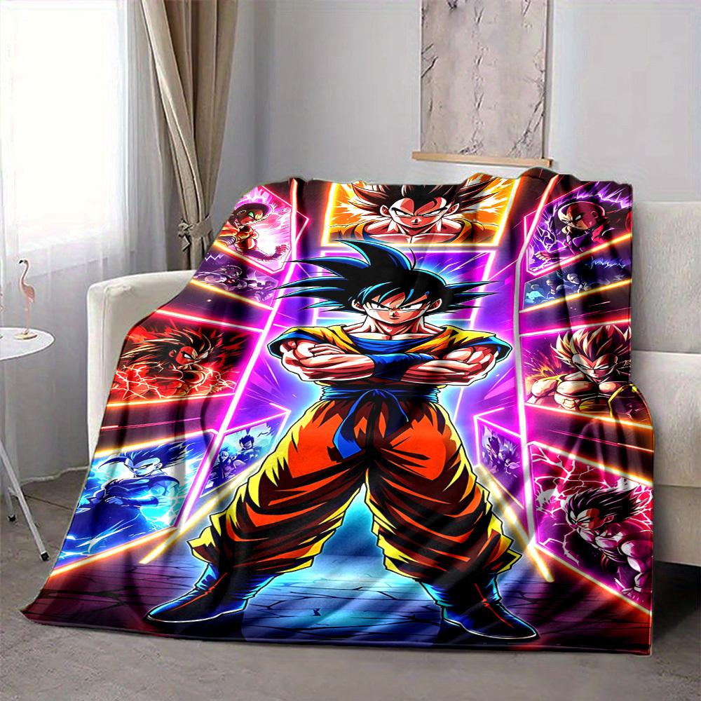 1PC Dragon Ball Blanket, Throw For Sofa, Bed, Travel, Camping, Livingroom,