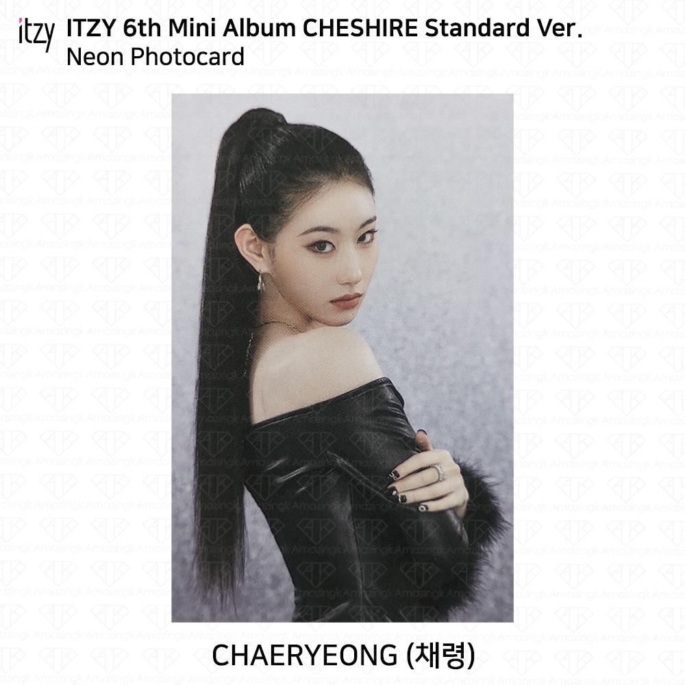ITZY 6th Mini Album Cheshire Official Photocard Clear Card Neon 4cut Film KPOP