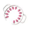 Leg Massage Roller Anti-Cellulite Lymphatic Drainage Deep Tissue Therapy Thighs Arm Back Shoulder Muscle Relaxation Massage Tool with 12 Rollers
