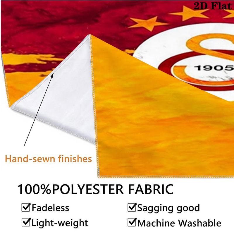 Galatasaray S Custom Name Wall Tapestry Aesthetic Wall Hanging Printed Fabric Blanket Decorative Tapestries for Bedroom Living Room Home Decor