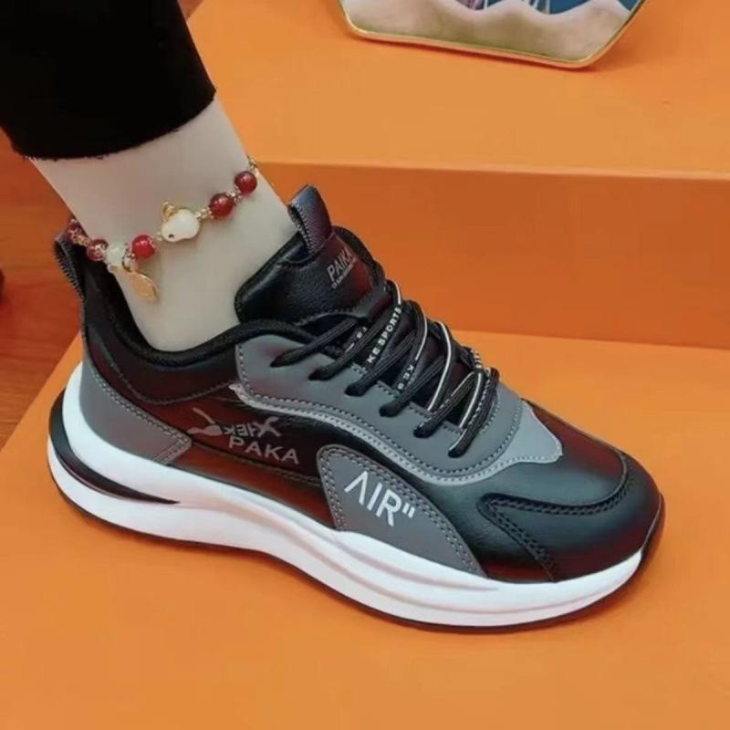 Спортивная обувь осень и зима кожаная поверхность модная универсальная повседневная обувь удобная мягкая подошва мягкая поверхность для бега мужская и женская обувь