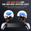 2Pcs Enhanced Thumb Grip Caps Kit Non-Slip Thumbsticks Caps Universal Simple Installation Thumbstick Covers for PS5 Portal