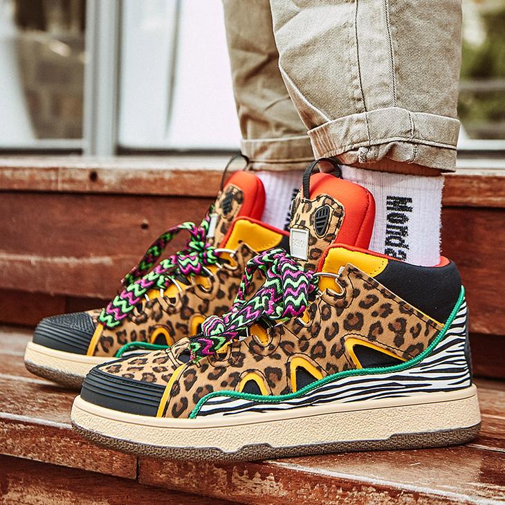 Мужская/женская обувь в стиле Харадзюку, совместная марка Tide, немецкая обувь, обувь для папы, высокие повседневные кроссовки для пары