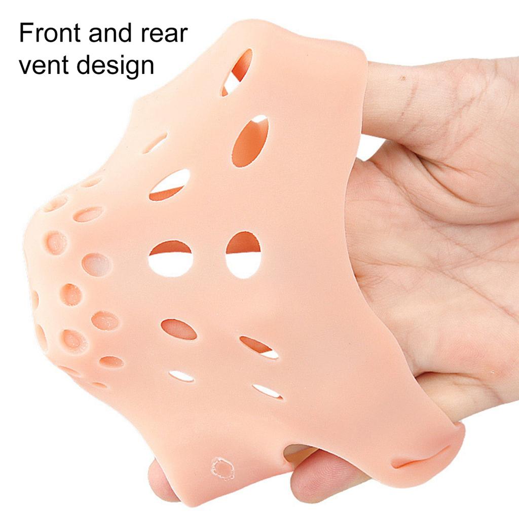 1 пара разделителей пальцев ног для женщин, корректор косточек на пальцах ног, мягкие силиконовые разделители для пальцев ног, для устранения накладывающихся друг на друга косточек на мозолях, облегчение боли в передней части стопы