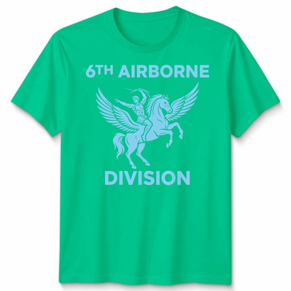 Unisex 6th Airborne Division T Shirt Pegasus Bridge D Day June 1944 Ww2 Norunisexdy