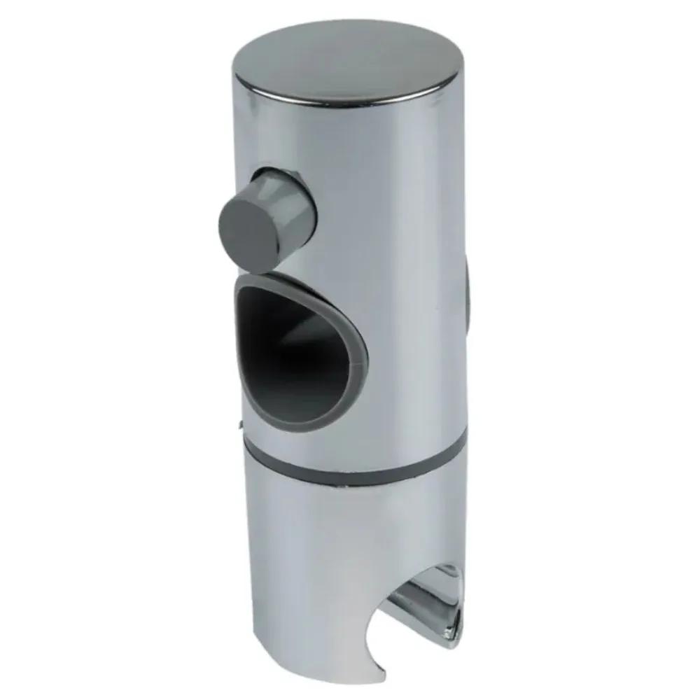 Shower Rail Slide Adjustable Hand Bracket for Slide Bar 18-25MM Diameter Polished Chrome Replacement Handheld Shower Head Holder