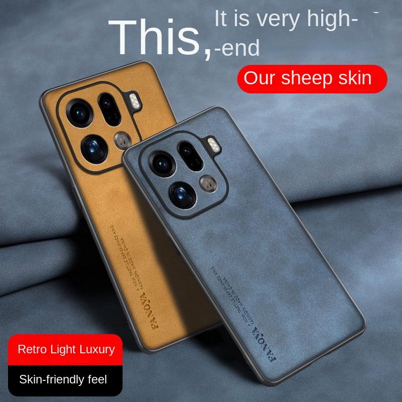 Простой кожаный удобный замшевый чехол Для OPPO Find X9 Pro find x9 X8 Ultra X8s + X8 Ultra X7 X6 Pro Тонкий Защита объектива Чехол