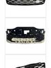 Compatible with 2020 Land Rover Discovery 5: Black Edge Silver Mesh Front Bumper Grille LR142423