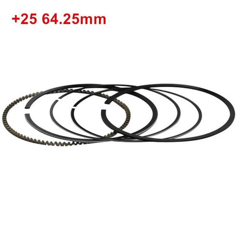Motorcycle Piston Ring Kits For Honda Steed KWO 400 Steed400 KWO400 BROS STD Bore Size 64mm 64.25mm 64.5mm +25 +50