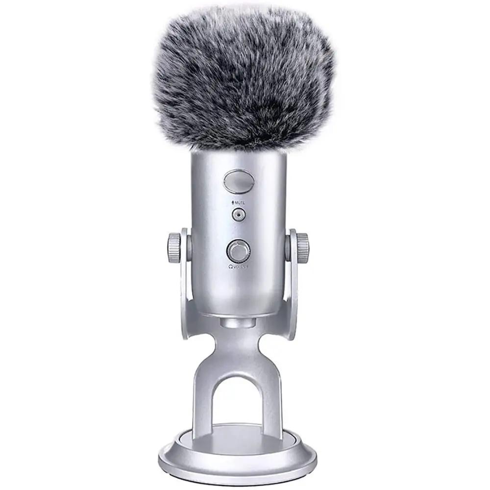 Durable Cover For Blue Yeti Microphone Windscreen Fur Windshield Mic Filter Mask Mic Wind Muff For Blue |Yeti