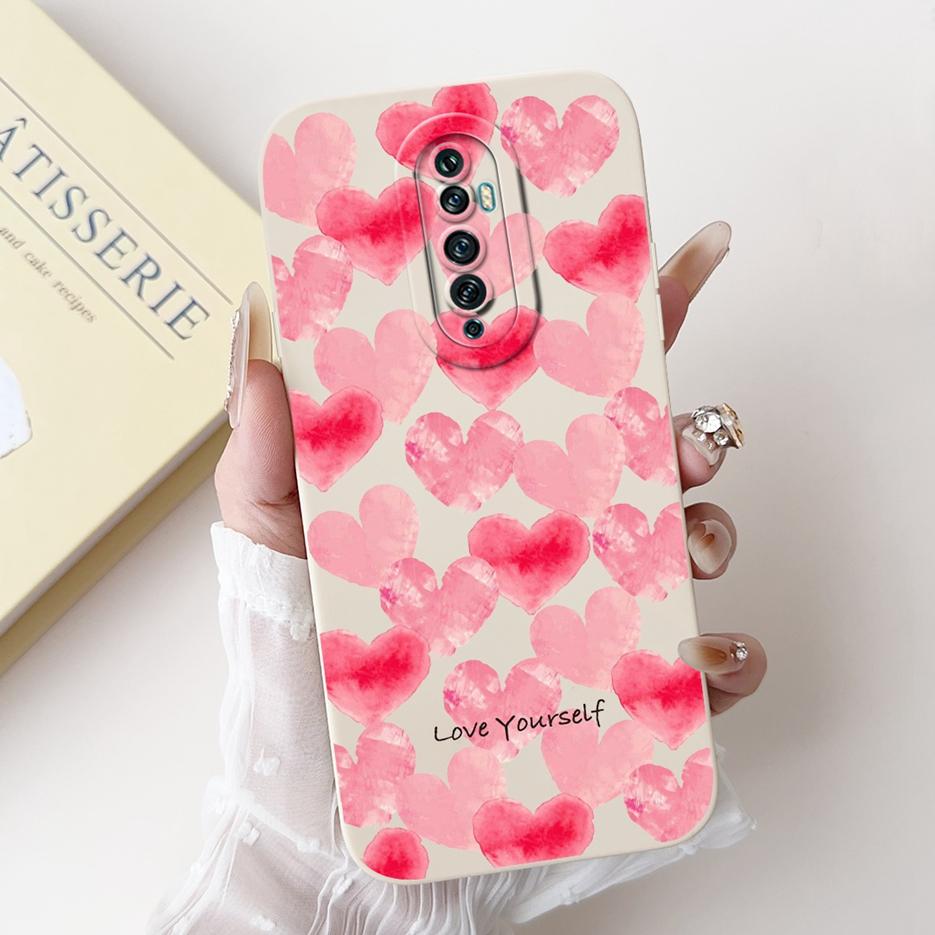 For Oppo Reno2 F Case Reno 2Z Unique Candy Painted Cover Soft Silicone Phone Case For Reno 2 2F Reno2 Z Reno2F Back Cover Bumper
