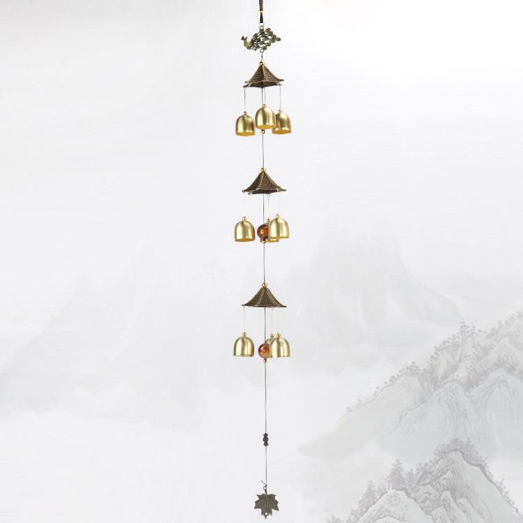 Старинные китайские литые ветряные колокольчики: Подвеска-колокольчик из меди для домашнего декора и подарков