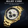 Casual Men's Quartz Watch Chronograph Calendar Luminous Waterproof Elegant Business Watches