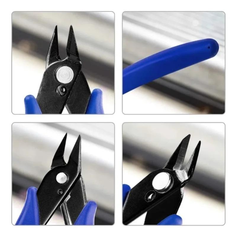 Multi-Functional 170 Pliers Side Cutting Snips for Electrical Wires Parts Steel Nipper Tool Cable Cutting Precise Trimming