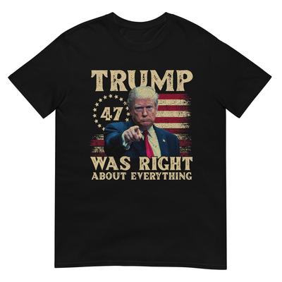 Футболка "Трамп был прав во всем"