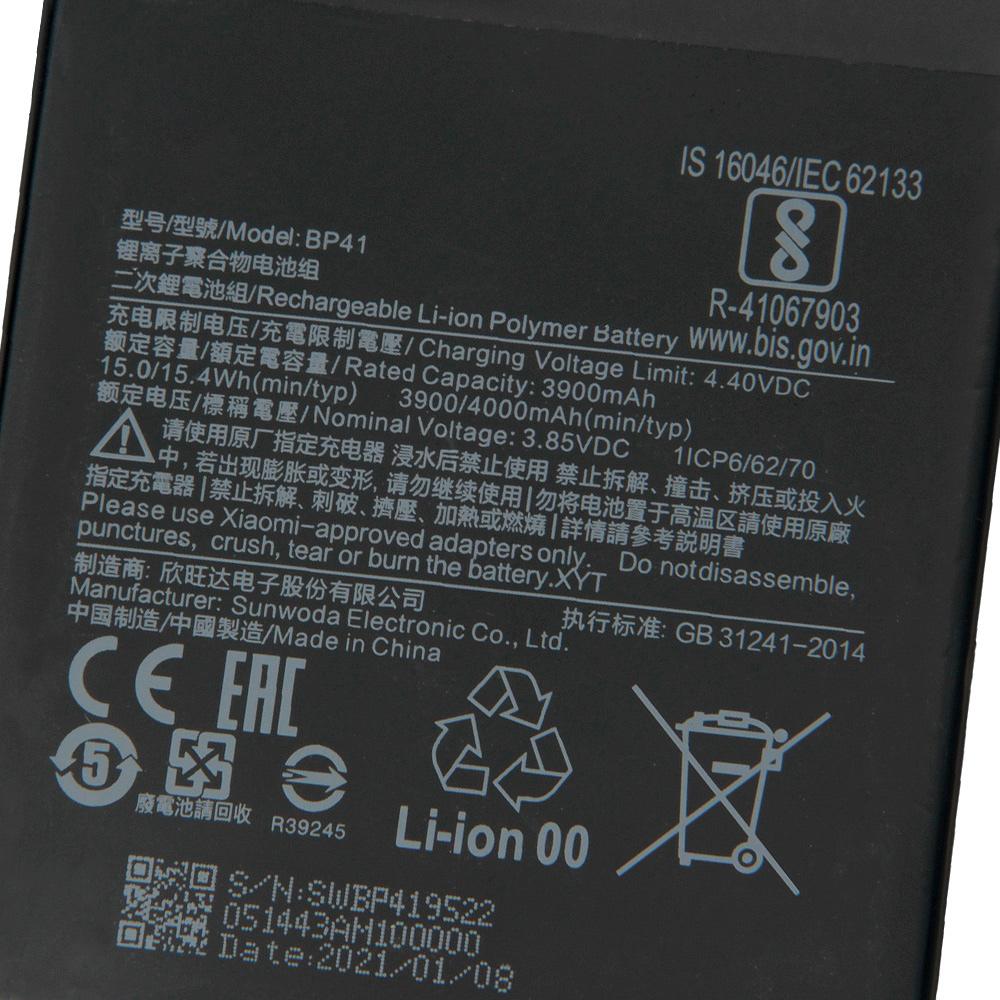 Сменная батарея BP41 BP40 для Xiaomi Redmi K20 Pro Mi 9T Pro Mi9T Redmi K20Pro, перезаряжаемая батарея премиум-класса 3900 мАч