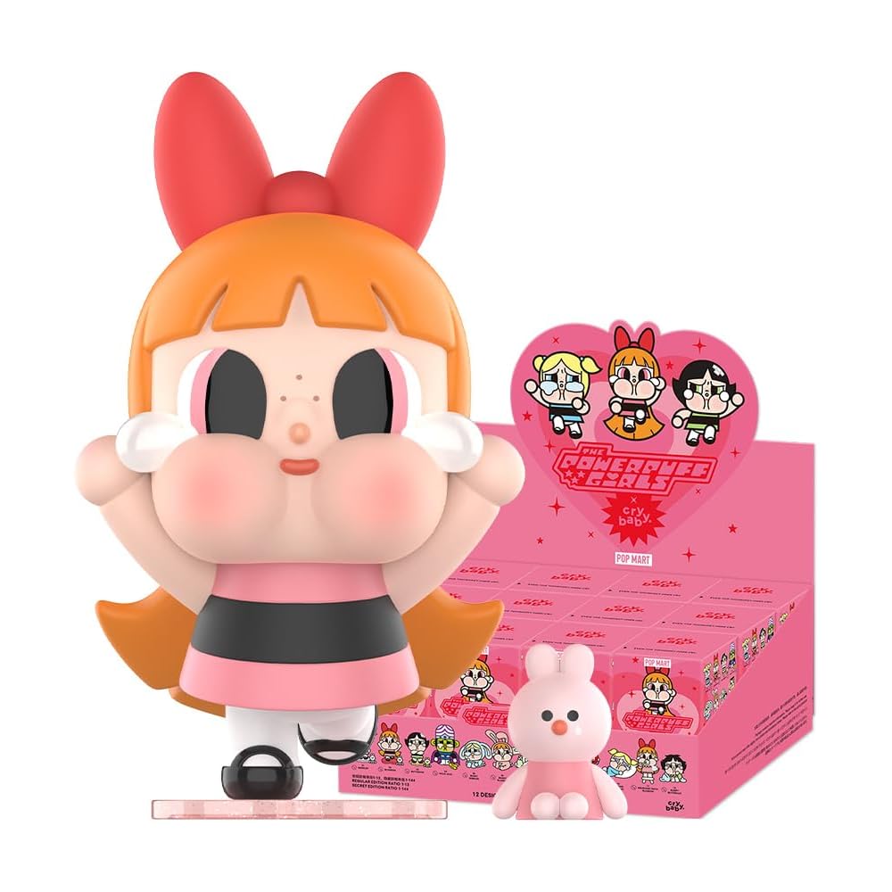 Pop Mart Crybaby Powerpuff Girls Ассорти Коробка 12 Штук Фигурки в Слепых Коробках ПВХ Игрушки