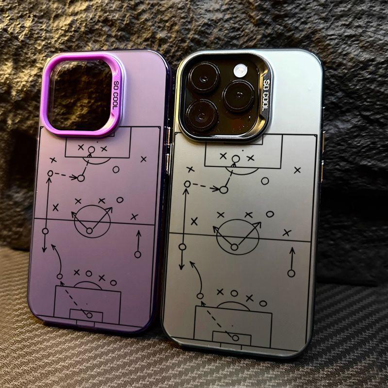 Football Tactics Board Phone Case for Redmi Note 14 13 12 Pro Plus 5G 12S 11S 10S 11 10 Redmi 12 13 13C 14C Matte Cover