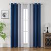High Precision Curtain Gradual Change Printing Full Blackout Curtain Temu