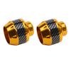 A Pair Of Carbon Fiber Motorcycle Front Fork Covers, Universal Frame Slider Pads, Suitable For Motorcycles And Scooters